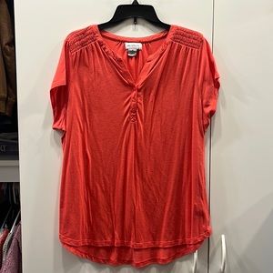 Liz Claiborne Peach top